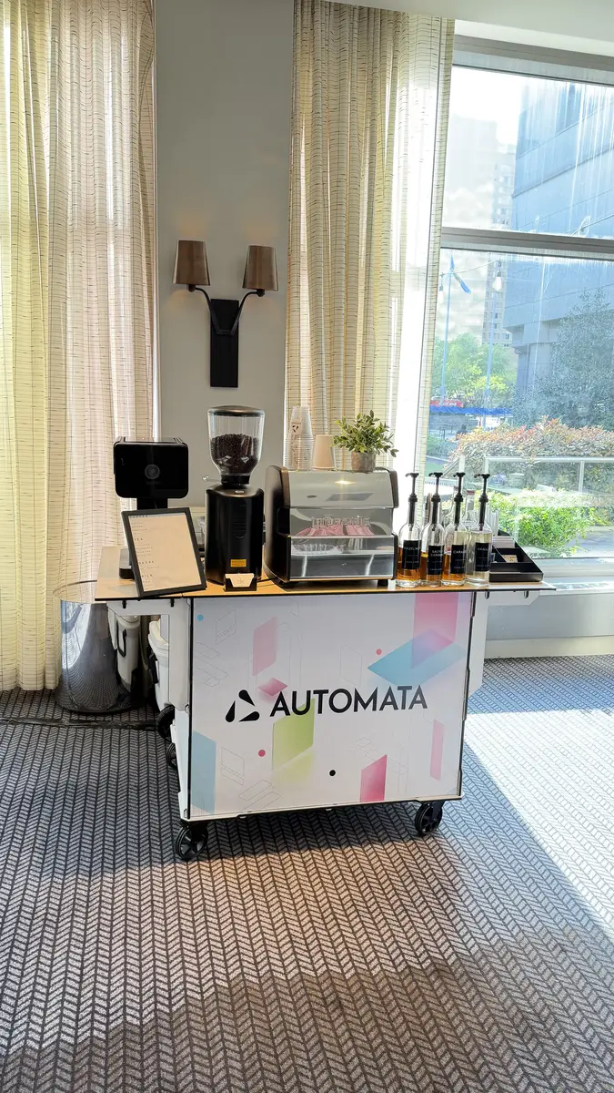 Coffee service at a conference event