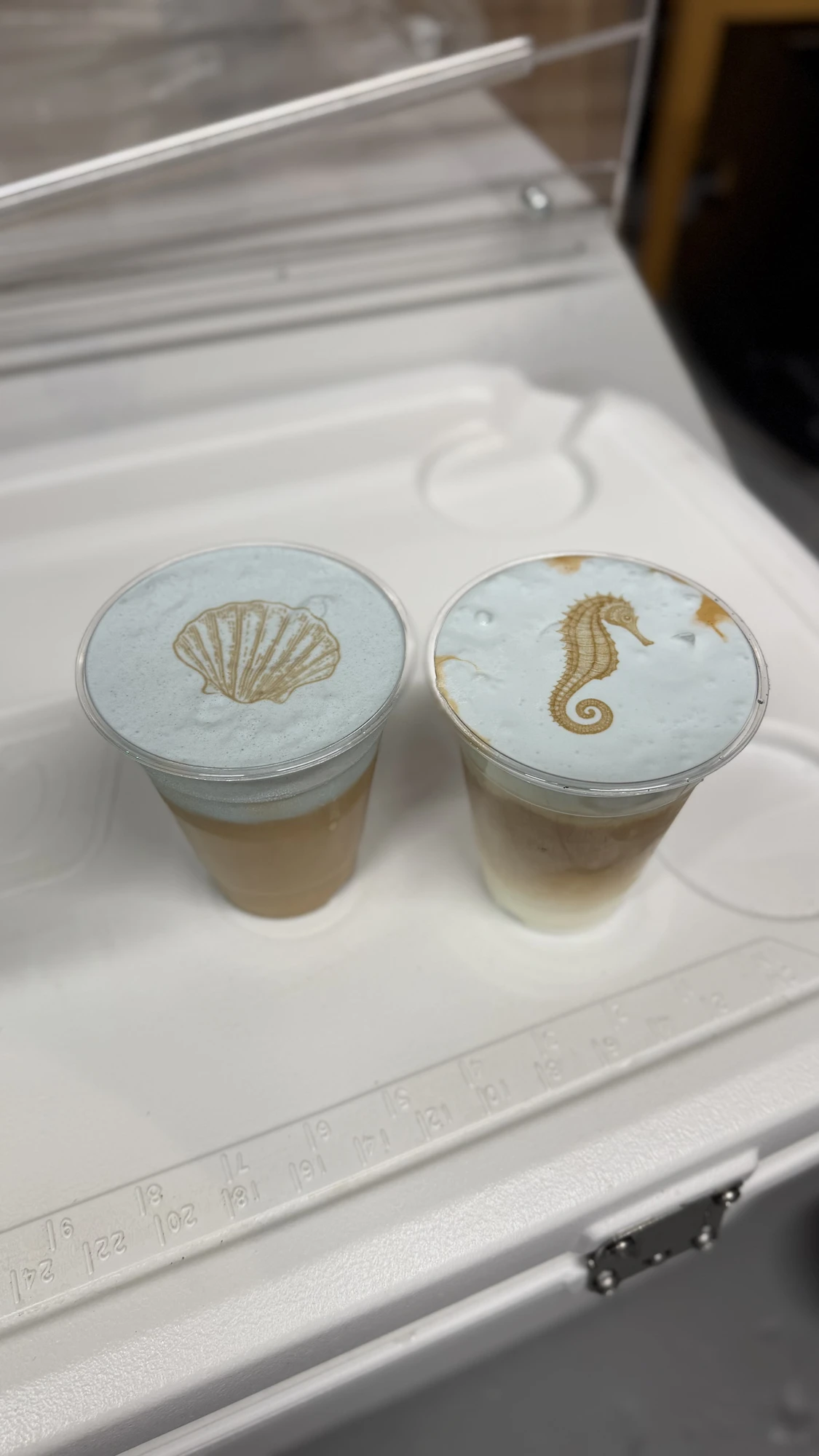 Branded coffee cart experience